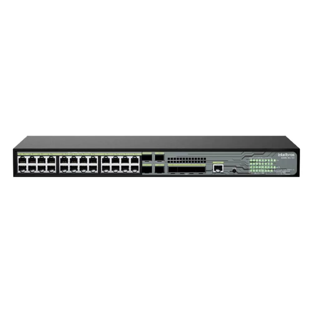 SWITCH GERENCIAVEL 24P + 4P SFP 10000 BASE-X POE S3328G-PB